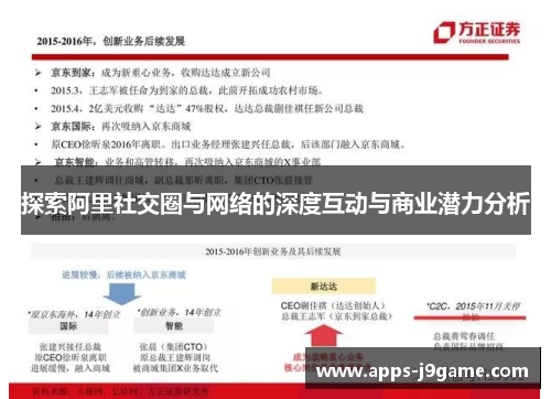 探索阿里社交圈与网络的深度互动与商业潜力分析